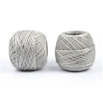 Pearl crochet yarn 85m gray