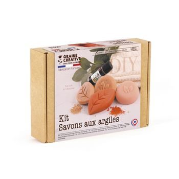 Creative kit for making soap with clay