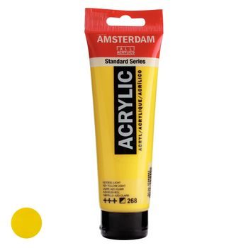 Amsterdam acrylic paint in a tube Standart Series 120 ml 268 Azo Yellow light