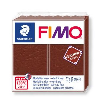 FIMO Leather Effect (8010-779) oriešková