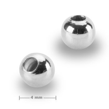 Sterling silver 925 bead 4mm No.382