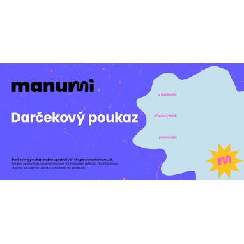 Darčekový poukaz pro Manumi.sk € 50
