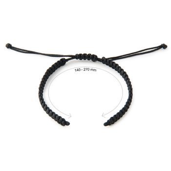 Nylon base for Shamballa bracelets 145mm black