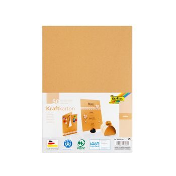 Kraftový papier 50 listov A4 230g/m²