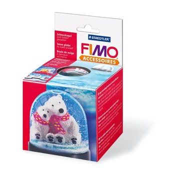 FIMO snow globe large round