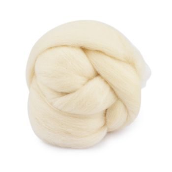 Merino wool fleece 50g natural