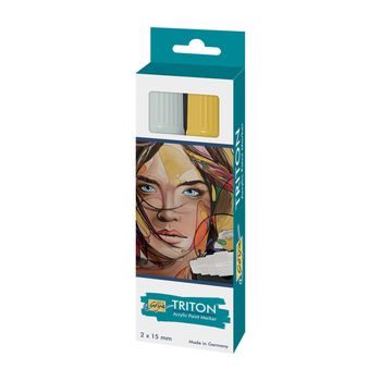 Set Paint Marker Solo Goya 15mm silver and gold