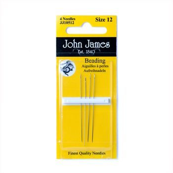 Beading needles size 12 4pcs