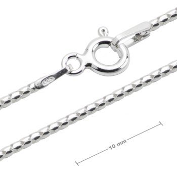 Silver chain with a clasp 50cm No.593