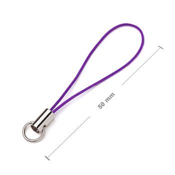 Cell phone cord purple