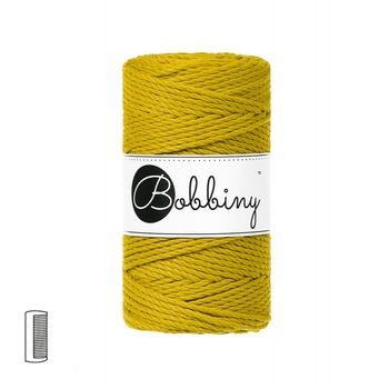 Bobbiny Macramé Rope Regular 3PLY 3mm Spicy Yellow