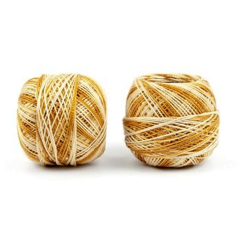Pearl crochet yarn 85m ombre light brown