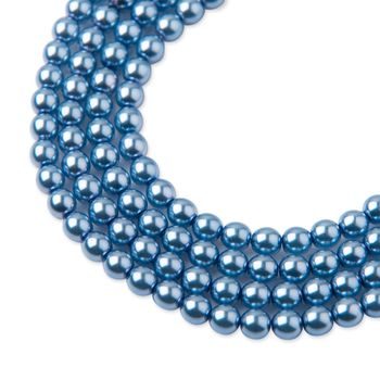 Manumi voskové perle 4mm Baby blue