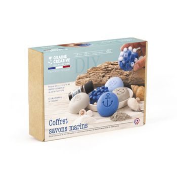 Creative kit for making soap with sea world designs