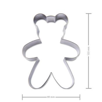 Cutter teddy bear 95x133mm