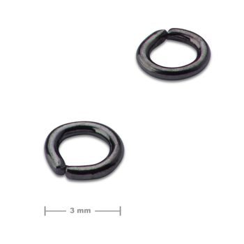 Jump ring 3mm anthracite