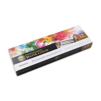 Aquarelle paints Mungyo large set of 12pcs