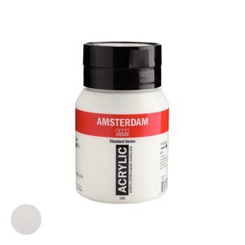 Amsterdam acrylic paint in a pot Standart Series 500 ml 105 Titanium White
