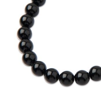 Preciosa kulatá perla MAXIMA 10mm Crystal Magic Black