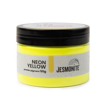 JESMONITE neonový minerální práškový pigment žlutý