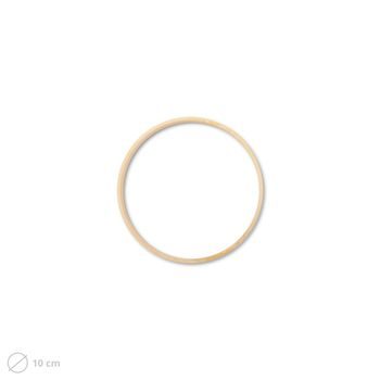 Wooden ring for macramé 10cm