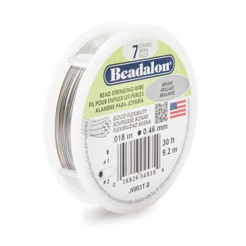 Beadalon transparent beading wire 7 fibres 0,46mm/9m