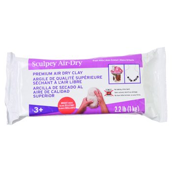 Sculpey self-hardening clay white