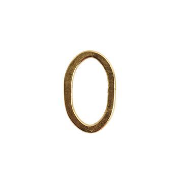 Nunn Design connector organic oval 24x15mm gold-plated