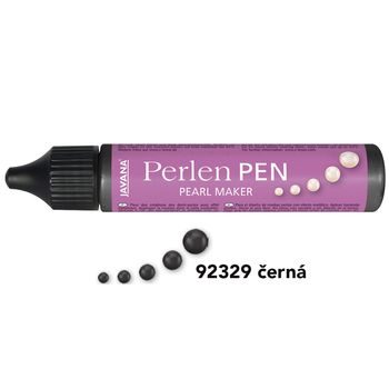 Perlen Pen na tekuté perly 29 ml čierny