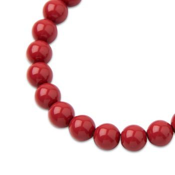 Preciosa Round pearl MAXIMA 10mm Crystal Cranberry