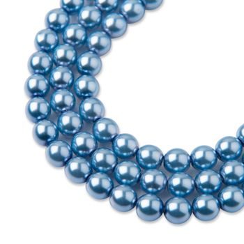 Glass pearls 6mm Baby blue