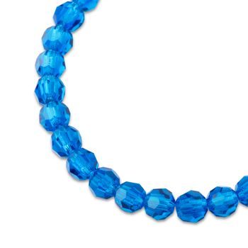 Preciosa MC perle kulatá 6mm Capri Blue
