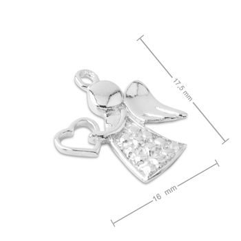 Sterling silver 925 pendant angel No.504