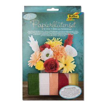 Florist crepe paper flowers kit