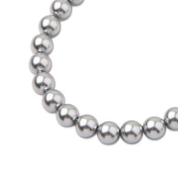 Preciosa kulatá perla MAXIMA 6mm Pearl Effect Light Grey
