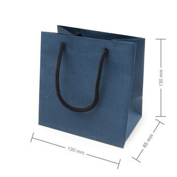 Gift bag blue 130x85x130