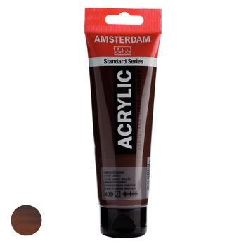 Amsterdam akrylová barva v tubě Standart Series 120 ml 409 Burnt Umber