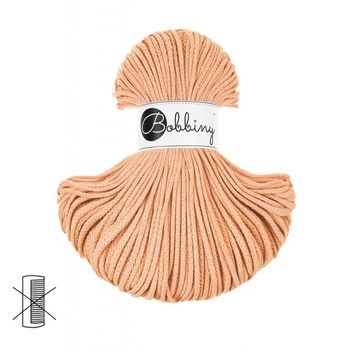 Bobbiny Macramé šňůra Junior 3mm Peach Fuzz