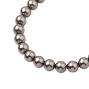 Preciosa kulatá perla MAXIMA 6mm Pearl Effect Dark Grey