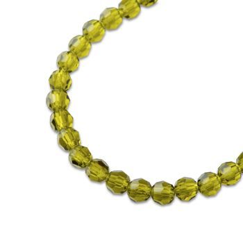 Preciosa MC Round bead 3mm Olivine č.195