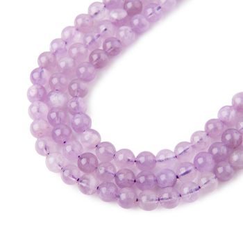 Lavender Amethyst beads 4mm