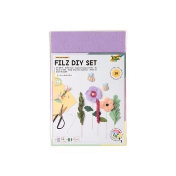 Creative kit for making felt flowers