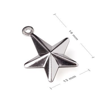 Stainless steel 316L pendant star