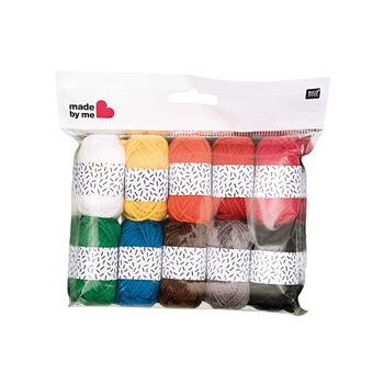 Set of skeins for crocheting polyacryl 10pcs Classic