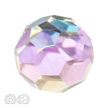 Preciosa MC glue-on round stone 8mm Crystal Vitrail Light