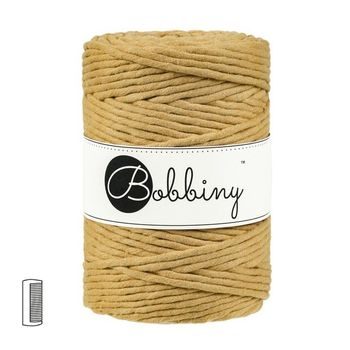 Bobbiny macramé priadza XXL 5mm Mustard