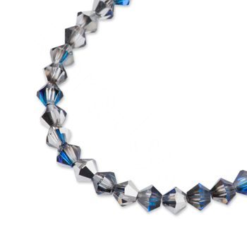 Preciosa MC bead Rondelle 4mm Crystal Bermuda Blue