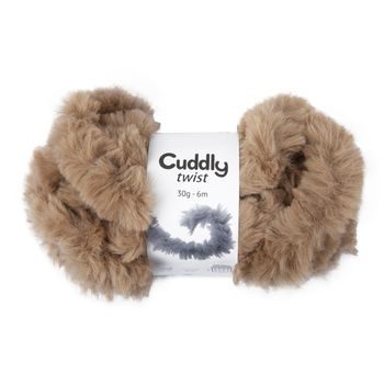 Decorative fuzzy yarn 6m beige