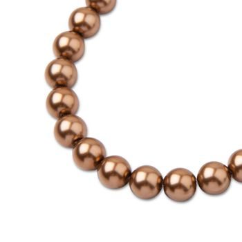 Preciosa guľatá perla MAXIMA 8mm Pearl Effect Bronze