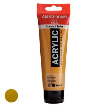 Amsterdam acrylic paint in a tube Standart Series 120 ml 227 Yellow Ochre